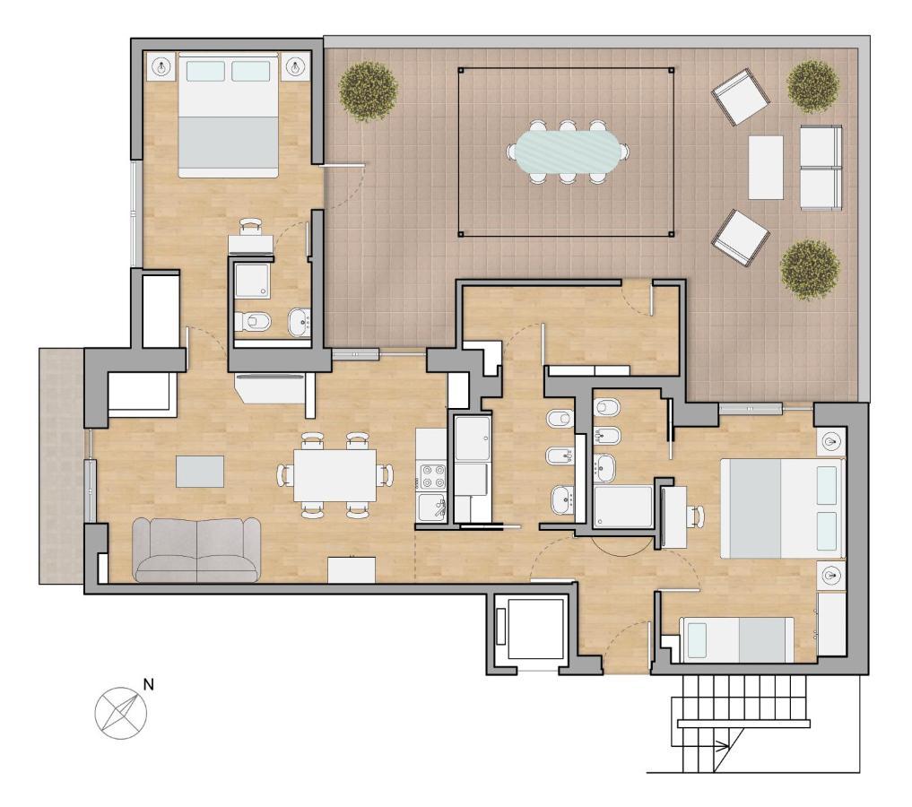 Vatican Luxury Apartment With Terrace - 7 People Rzym Zewnętrze zdjęcie